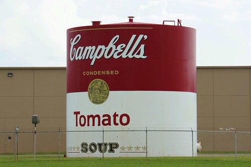 Giant Campbell's Tomato Soup Can - Napoleon, Ohio