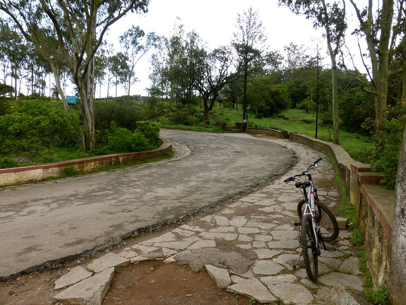Cycling to Nandi Hills - inside the fort