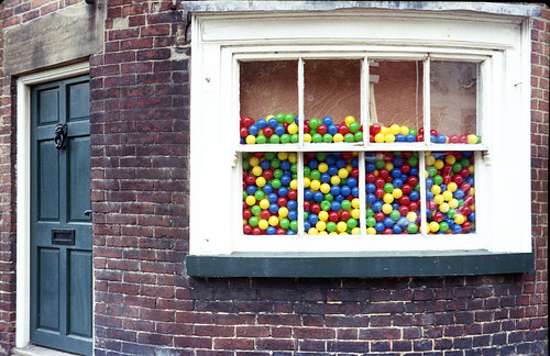 window full of balls by pho-Tony