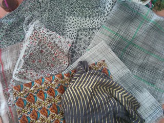 Fabrics I donated to the swap!