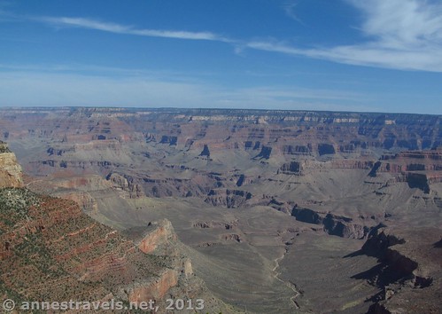 Part of the view from Shoshone Point, Grand Canyon National Park, Arizona