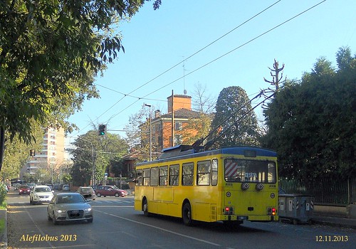 filobus Socimi n°24 nel quartiere Buon Pastore - linea 6