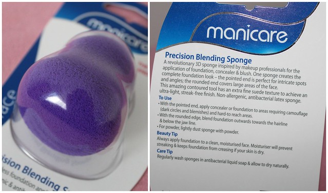 Manicare beauty blender sponge purple blog blogger australian beauty review ausbeautyreview applicator apply foundation cream product cosmetics makeup priceline affordable blend