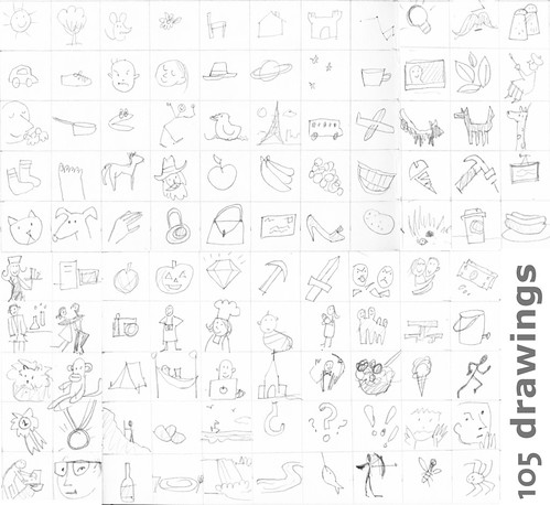 exercise 1.3 100 drawings by Bricoleur's Daughter
