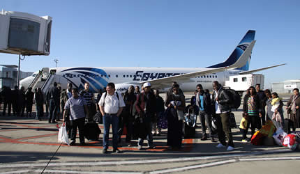 Egypt Air relaunch at Harare International Airport in the Southern African nation of Zimbabwe. by Pan-African News Wire File Photos