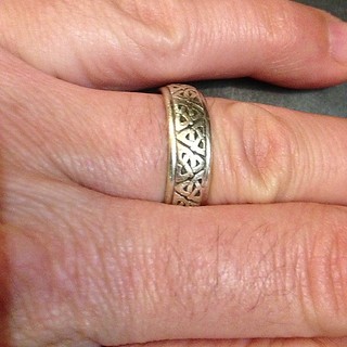 My Celtic wedding ring #celticweddings http://celticweddingsongs.com