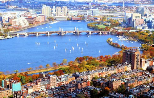 Charles River Basin, Back Bay and Cambridge by brooksbos