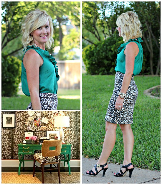 Hi Sugarplum | {Outfit Inspiration} Green & Leopard