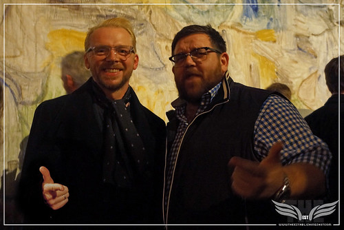 The Establishing Shot: IN FEAR PREMIERE - LEGENDS SIMON PEGG & NICK FROST FINGER GUN & SHOW SUPPORT FOR IN FEAR @ THE ICA PRESENTED BY STELLA ARTOIS by Craig Grobler