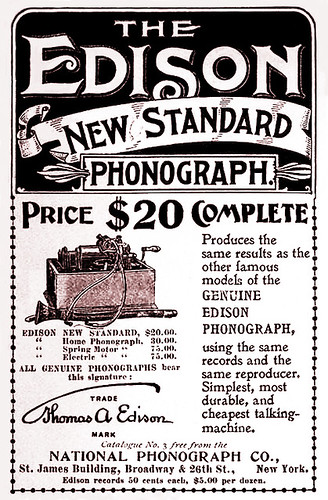 Edison Talking Machine, 1898 by JFGryphon
