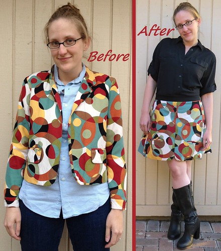 Circus Skirt - Before & After