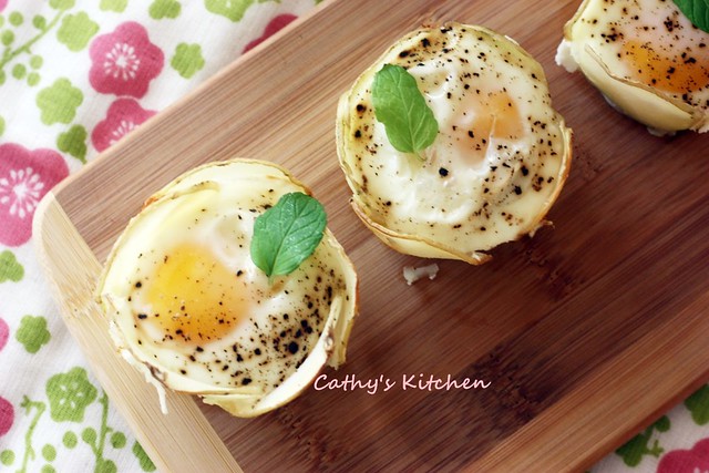 馬鈴薯烤蛋 Baked Egg with Slice Potato 2