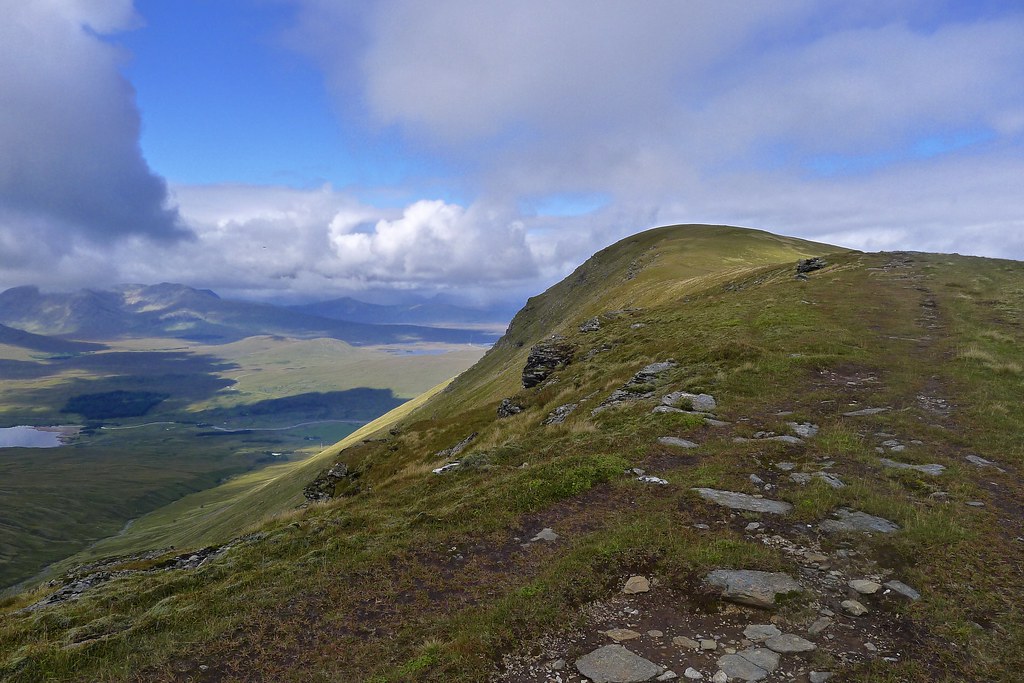 The long ridge of Beinn Achaladair