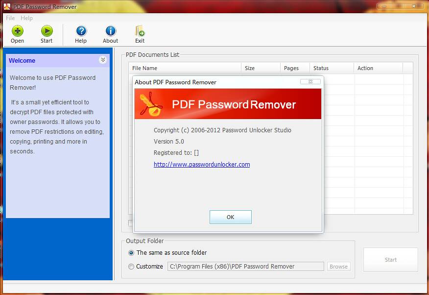 PDF password remover 01