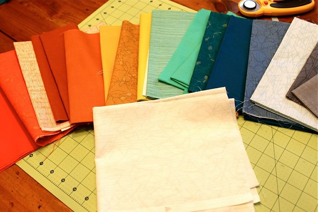 Fabrics for Rainbow Starflower