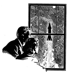 Fantastic Mid-Century Science Fiction Pulp Illustrations