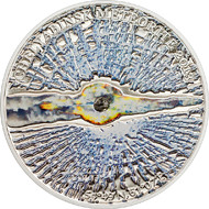 Cook Islands meteorite coin reverse