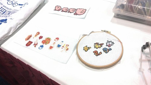 Embroidery at the Maker Showcase