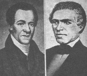 John Russworm with Samuel Cornish reputed to be the first publishers of an African newspaper in the United States. The publication was called Freedom Journal and came out in 1827. by Pan-African News Wire File Photos