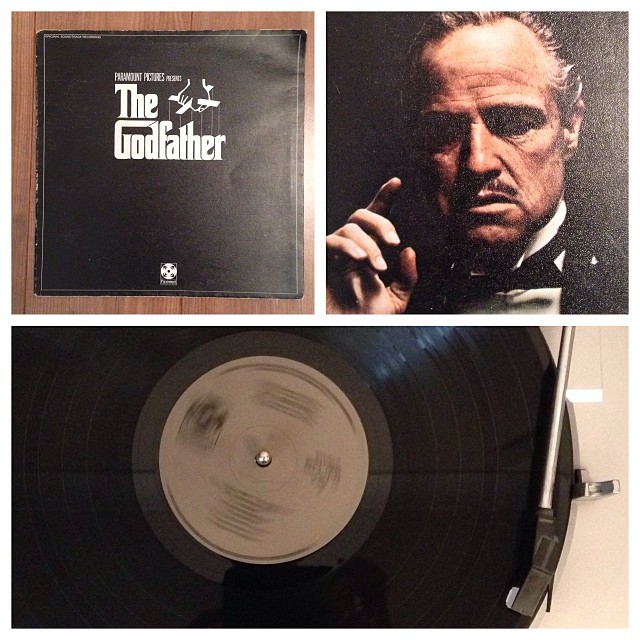 161113_ #np "The Godfather OST" by Nino Rota #vinyl
