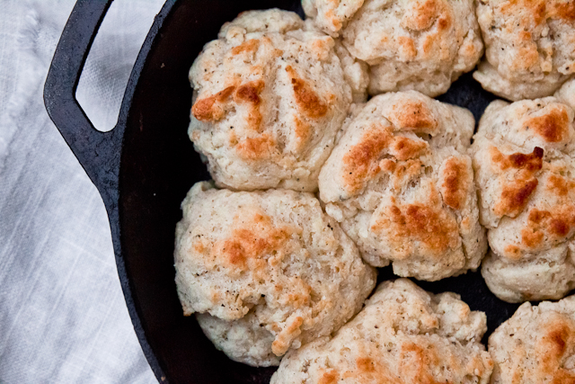 Goat Cheese & Black Pepper Biscuits