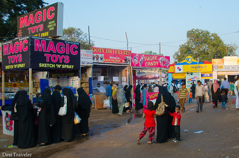 women burka shopping Numaish Hyderabad