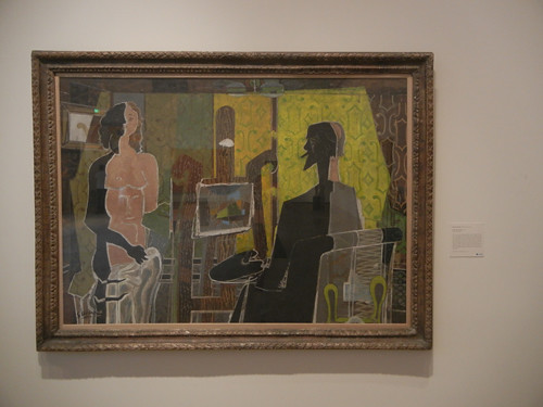 DSCN7836 _ Artist and Model, 1939, Georges
 Braque (1882-1963), Norton Simon Museum, July 2013