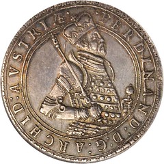 Lot #20142. AUSTRIA. Holy Roman Empire. 2 Taler, ND (1564-95) obverse