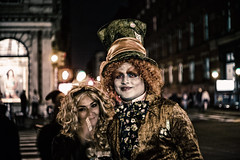 Halloween street in New York 2013