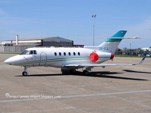 OE-GJL Hawker 900XP by Jersey Airport Photography