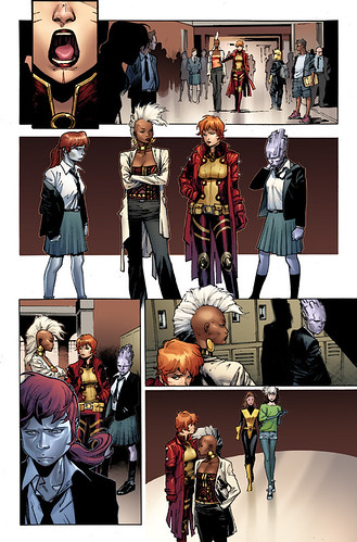 a page from the x-men comic