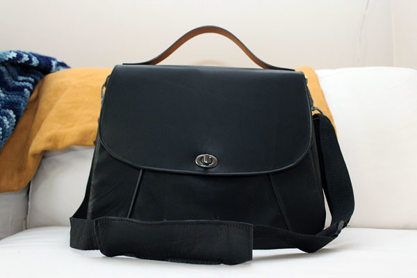 leather satchel