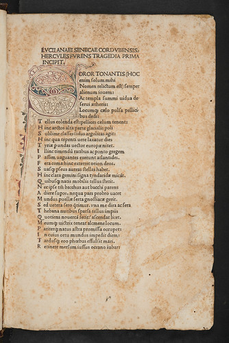 Penwork initial in Seneca, Lucius Annaeus: Tragoediae