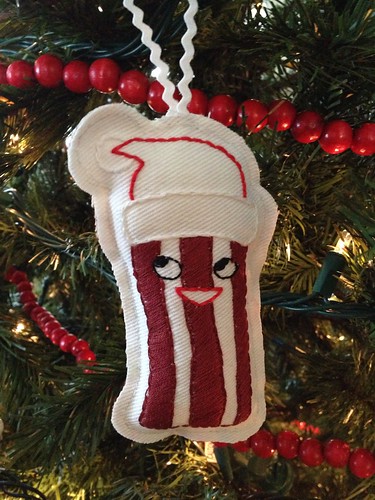 Jolly bacon ornament