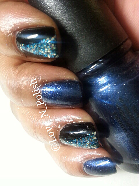 China glaze midnight mission and bells will be Blinging