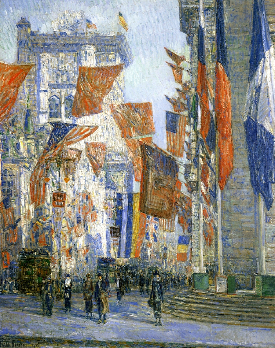 Avenue of the Allies by Frederick Childe Hassam - 1918