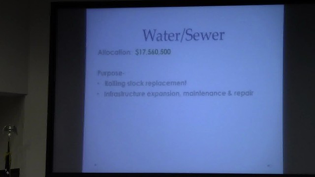 $17,560,500 Water/Sewer