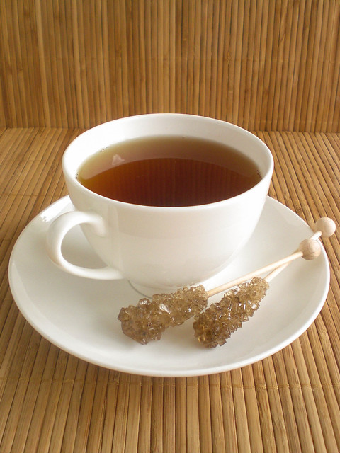 чай с леденцовым сахаром