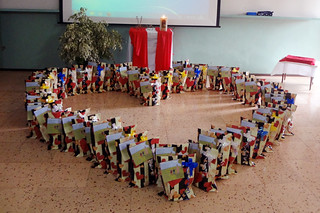 Lembranças foram oferecidas aos participantes pelo Dia do Catequista