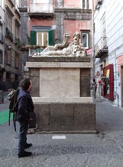 Napoli - Via San Biagio dei Librai - Largo Corpo di Napoli- Statua del Nilo