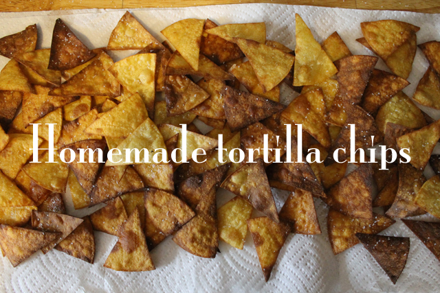 Homemade Tortilla Chips recipe
