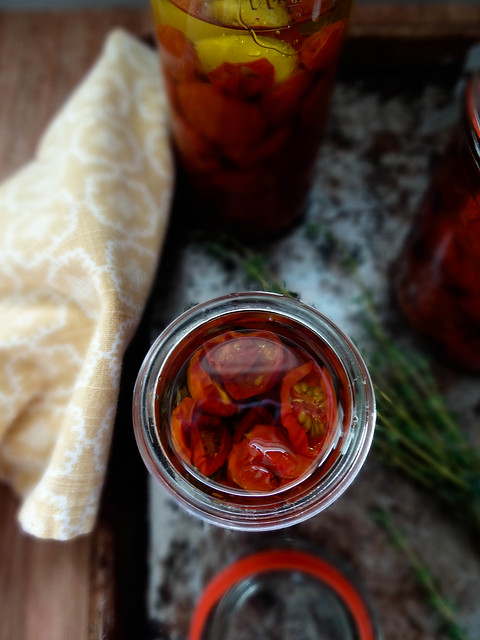 diy kitchen series: oven dried cherry tomatoes