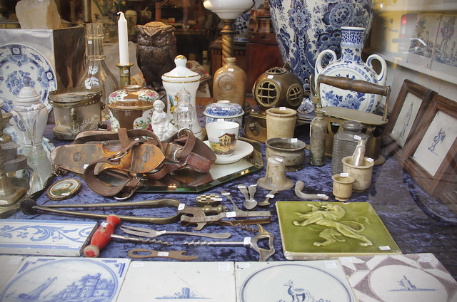 Antiques shop window - Amsterdam