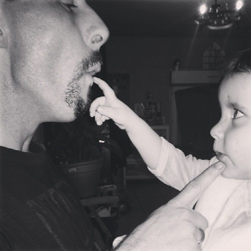 ♥ best dad ♥ #dad #baby #blackandwhite #instagram_kids #ourlittlefamily #france