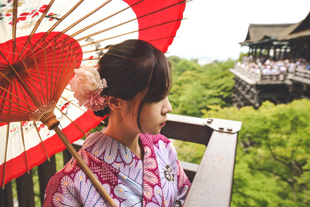 日本京都清水寺●和服外拍