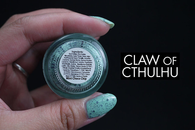 Icing by Claire's Mint Choco Chip Swatch