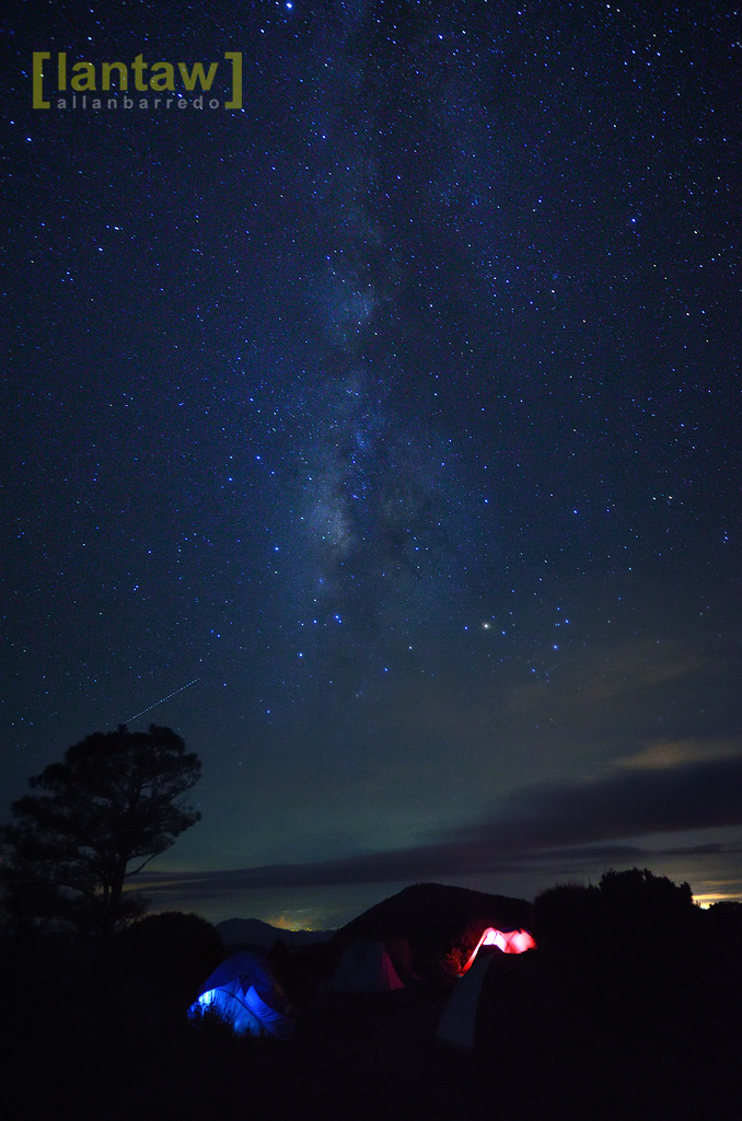 Milky Way and a shooting star