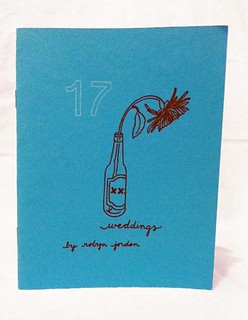 the cover of 17 weddings features a sad flower in a vase