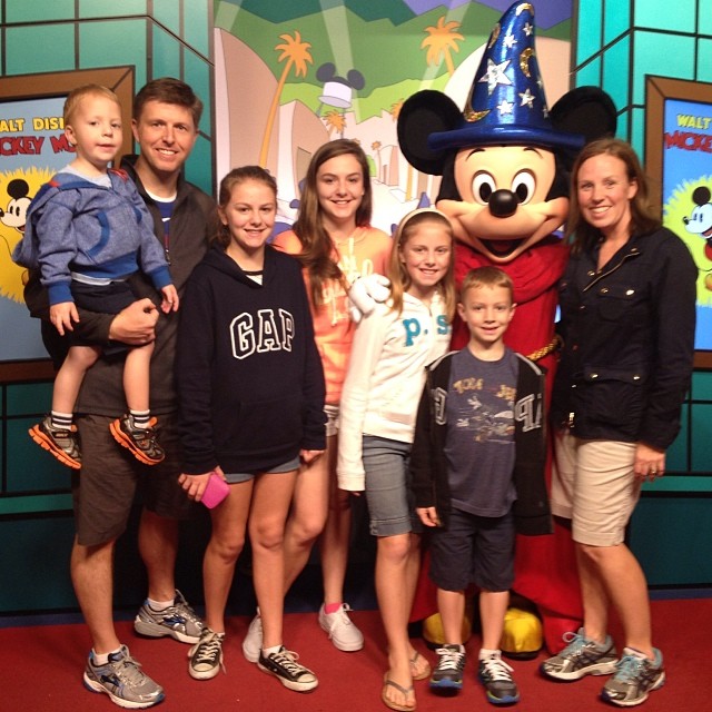 Of course we met Mickey!!