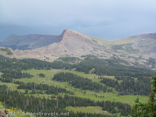 Pyramid Peak View - in the sunshine - Flat Tops Wilderness Area, Routt National Forest, Colorado